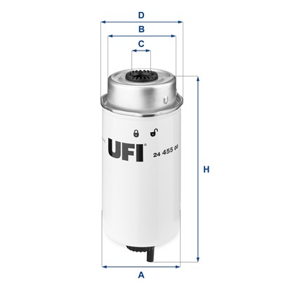UFI 24.455.00 EAN: 8003453061804.