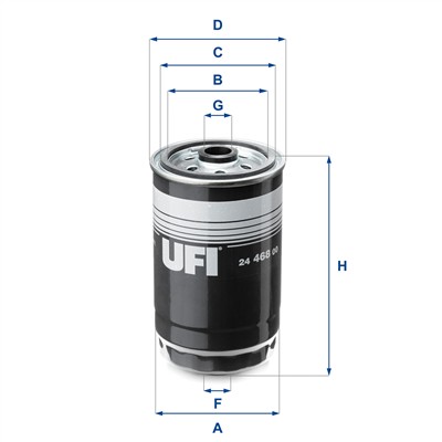 UFI 24.468.00 EAN: 8003453062863.