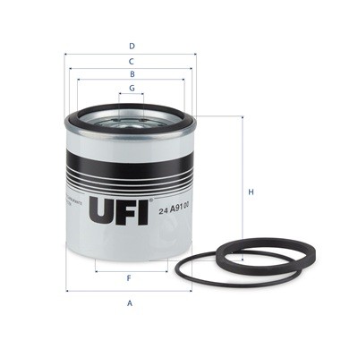 UFI 24.A91.00 EAN: 8003453063761.
