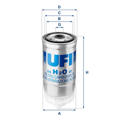 UFI 24.H2O.07 EAN: 8003453061255.