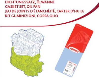 CORTECO 427050P Číslo výrobce: 83427050. EAN: 3358960196965.