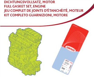 CORTECO 430664P Číslo výrobce: 83430664. EAN: 3358960545961.