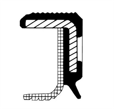 CORTECO 49390581 Číslo výrobce: BASLRDX7FT Simmerring. EAN: 3358960527097.