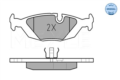 MEYLE 025 206 7516 Číslo výrobce: MBP0030. EAN: 4040074072769.