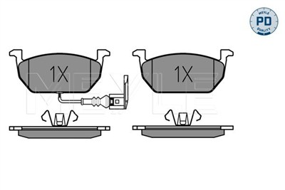 MEYLE 025 220 3517/PD Číslo výrobce: MBP1599PD. EAN: 4040074172384.