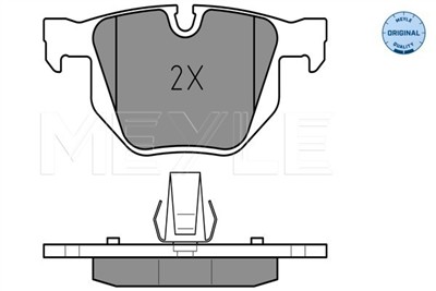 MEYLE 025 237 3217 Číslo výrobce: MBP0435. EAN: 4040074428627.
