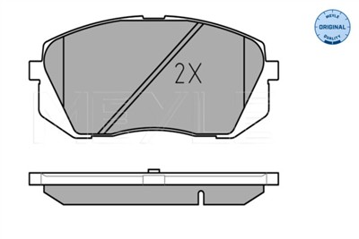 MEYLE 025 245 0116/W Číslo výrobce: MBP0611. EAN: 4040074073360.