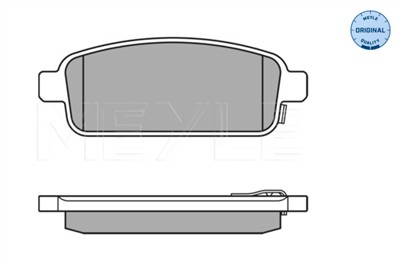 MEYLE 025 250 9616/W Číslo výrobce: MBP0691. EAN: 4040074064238.