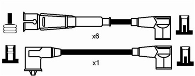 NGK 0743 Číslo výrobce: RC-MB208. EAN: 87295007433.