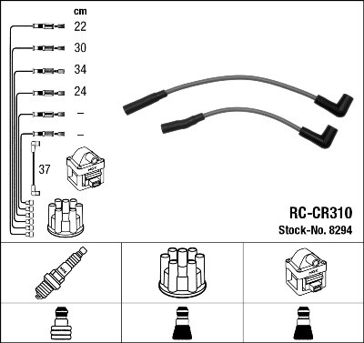 NGK 8294 Číslo výrobce: RC-CR310. EAN: 87295082942.