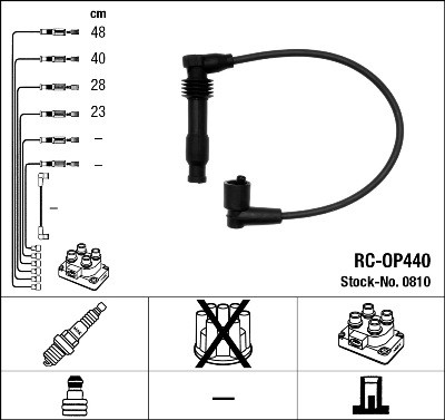 NGK 0810 Číslo výrobce: RC-OP440. EAN: 87295008102.