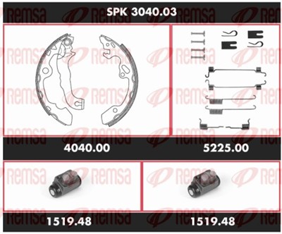 REMSA SPK 3040.03 Číslo výrobce: SCA304003. EAN: 0.