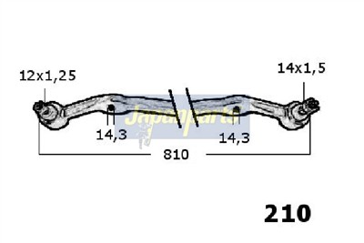 JAPANPARTS CR-210 Číslo výrobce: CR-210. EAN: 8033001030488.