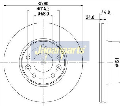JAPANPARTS DI-181C EAN: 8052553777214.