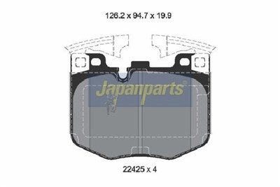 JAPANPARTS PA-2029AF EAN: 8052553757513.