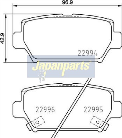JAPANPARTS PP-516AF EAN: 8052553670331.