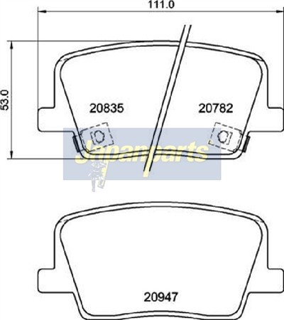 JAPANPARTS PP-S03AF EAN: 8052553667492.