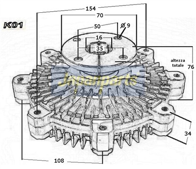 JAPANPARTS VC-K01 EAN: 8033001429671.