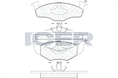 ICER 181130 Číslo výrobce: 21865. EAN: 8424073017918.