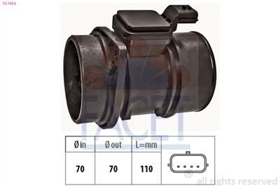 FACET 10.1454 Číslo výrobce: KW 491 454. EAN: 8012510050170.