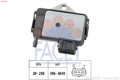 FACET 10.3016 Číslo výrobce: KW 493 016. EAN: 8012510091449.