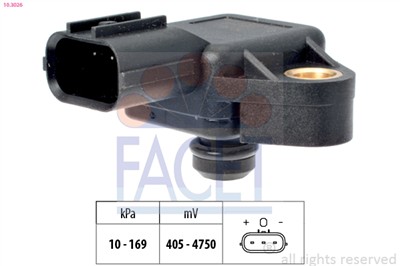FACET 10.3026 Číslo výrobce: KW 493 026. EAN: 8012510017678.