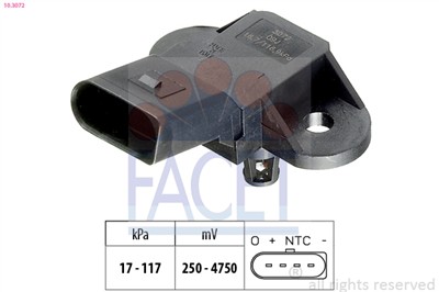 FACET 10.3072 Číslo výrobce: KW 493 072. EAN: 8012510008515.