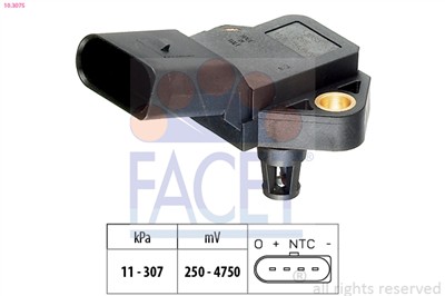 FACET 10.3075 Číslo výrobce: KW 493 075. EAN: 8012510026762.