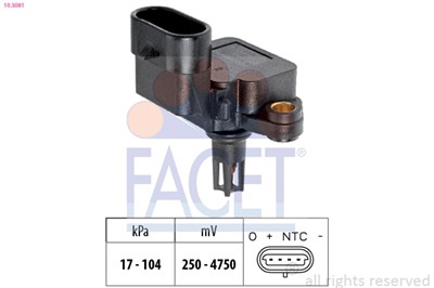 FACET 10.3081 Číslo výrobce: KW 493 081. EAN: 8012510008546.