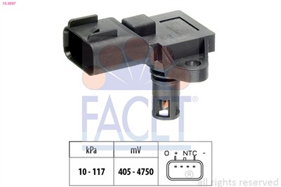 FACET 10.3097 Číslo výrobce: KW 493 097. EAN: 8012510008584.