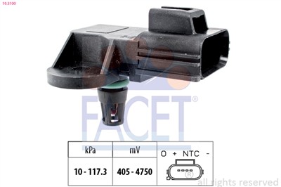 FACET 10.3100 Číslo výrobce: KW 493 100. EAN: 8012510026755.