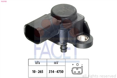 FACET 10.3102 Číslo výrobce: KW 493 102. EAN: 8012510006542.