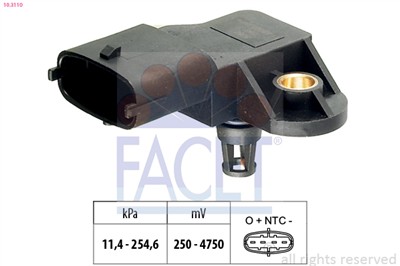 FACET 10.3110 Číslo výrobce: KW 493 110. EAN: 8012510061886.