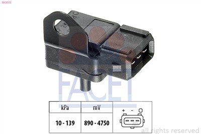 FACET 10.3111 Číslo výrobce: KW 493 111. EAN: 8012510008591.