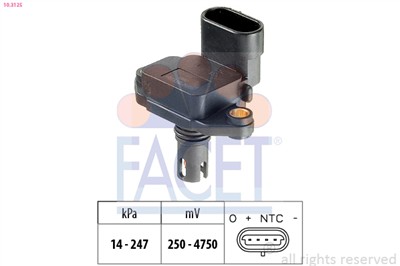 FACET 10.3125 Číslo výrobce: KW 493 125. EAN: 8012510014523.