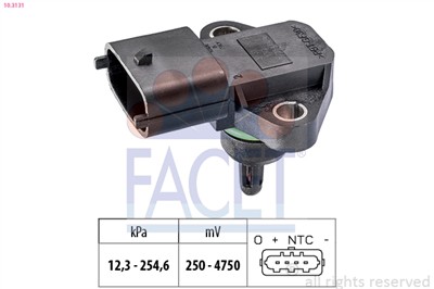 FACET 10.3131 Číslo výrobce: KW 493 131. EAN: 8012510034088.