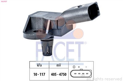 FACET 10.3157 Číslo výrobce: KW 493 157. EAN: 8012510022603.