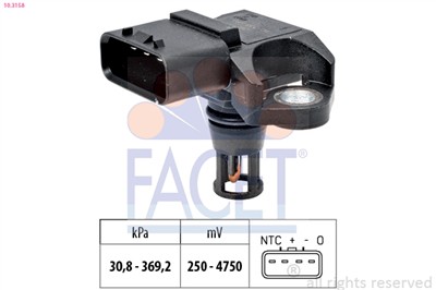 FACET 10.3158 Číslo výrobce: KW 493 158. EAN: 8012510032602.