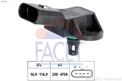 FACET 10.3226 Číslo výrobce: KW 493 226. EAN: 8012510032619.
