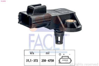 FACET 10.3250 Číslo výrobce: KW 493 250. EAN: 8012510053850.