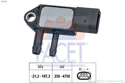 FACET 10.3265 Číslo výrobce: KW 493 265. EAN: 8012510041727.