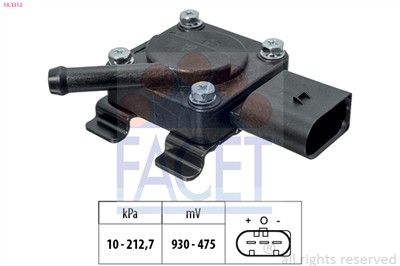 FACET 10.3312 Číslo výrobce: KW 493 312. EAN: 8012510048818.