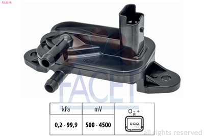 FACET 10.3316 Číslo výrobce: KW 493 316. EAN: 8012510061398.