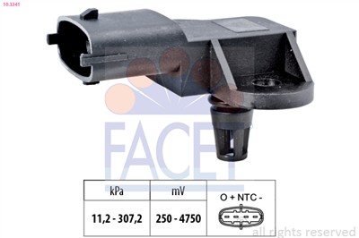 FACET 10.3341 Číslo výrobce: KW 493 341. EAN: 8012510036891.