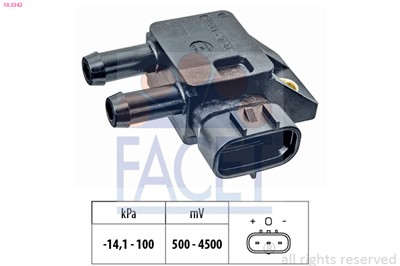 FACET 10.3342 Číslo výrobce: KW 493 342. EAN: 8012510031339.