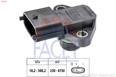 FACET 10.3345 Číslo výrobce: KW 493 345. EAN: 8012510036945.
