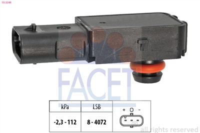 FACET 10.3346 Číslo výrobce: KW 493 346. EAN: 8012510303764.