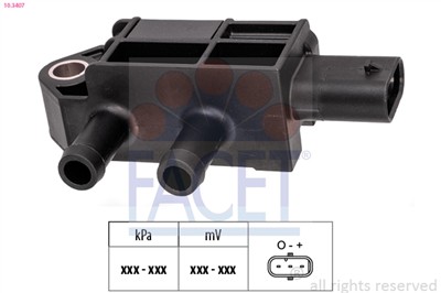 FACET 10.3407 Číslo výrobce: KW 493 407. EAN: 8012510303177.