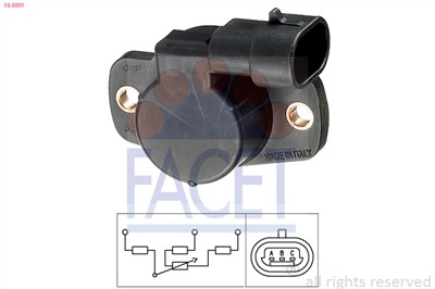 FACET 10.5001 Číslo výrobce: KW 495 001. EAN: 8012510093436.