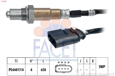 FACET 10.7585 Číslo výrobce: KW 497 585. EAN: 8012510091807.